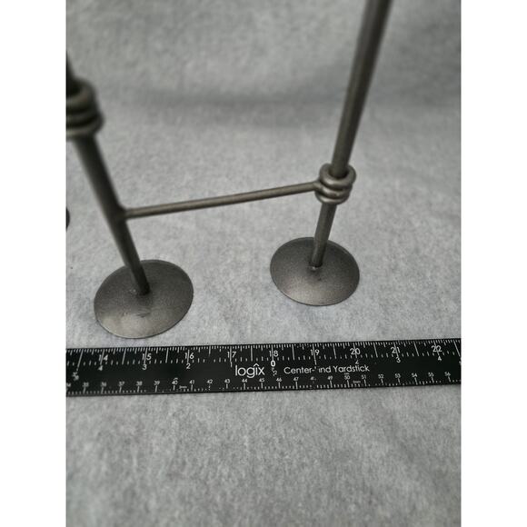 Metal Store Or Dresser Jewelry Free Standing Display Organizer 5 Loops - Picture 6 of 11